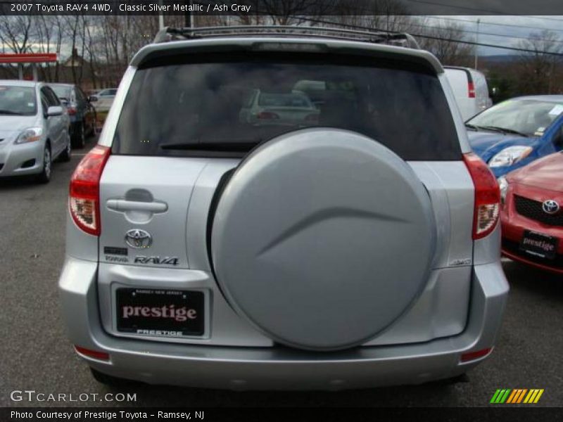 Classic Silver Metallic / Ash Gray 2007 Toyota RAV4 4WD