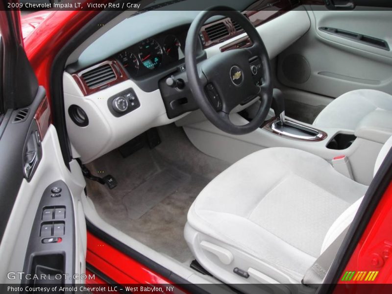 Victory Red / Gray 2009 Chevrolet Impala LT