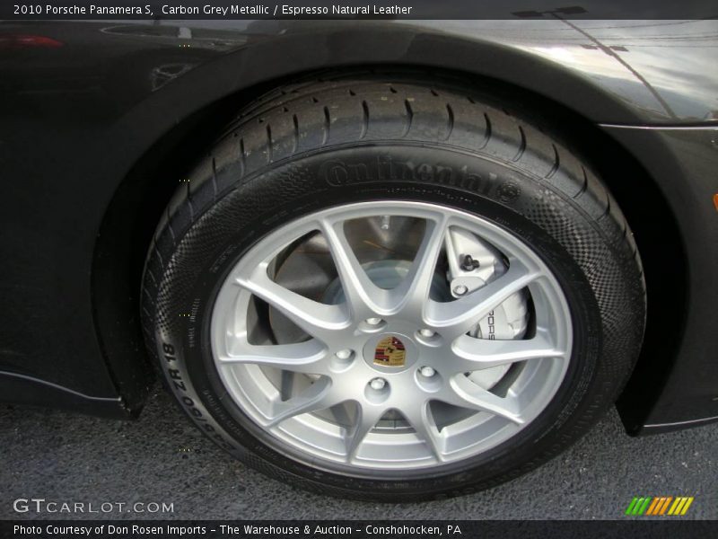 Carbon Grey Metallic / Espresso Natural Leather 2010 Porsche Panamera S