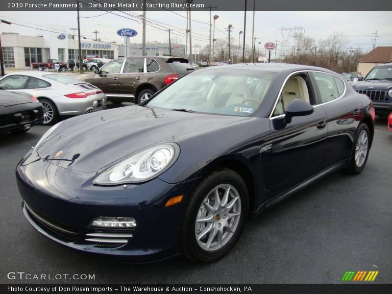 Dark Blue Metallic / Yachting Blue/Cream 2010 Porsche Panamera S