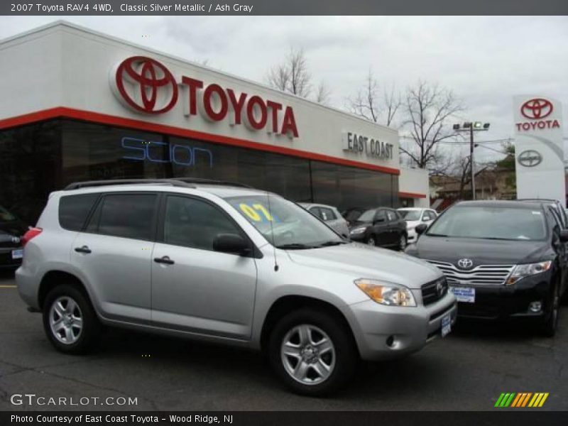Classic Silver Metallic / Ash Gray 2007 Toyota RAV4 4WD
