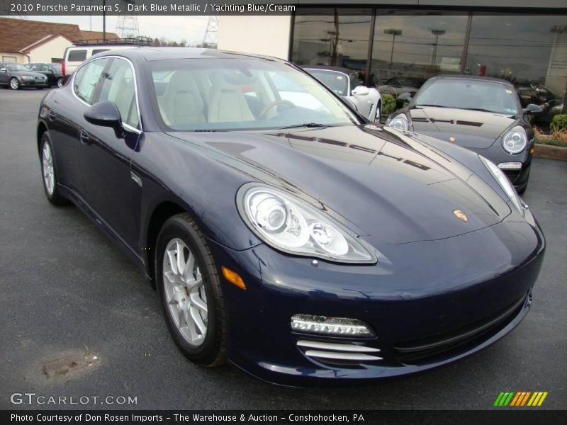 Dark Blue Metallic / Yachting Blue/Cream 2010 Porsche Panamera S