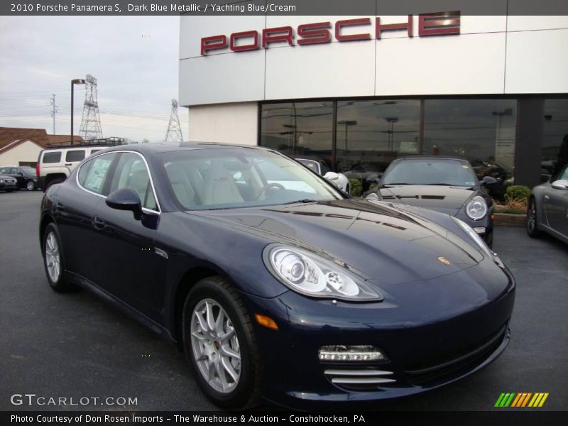 Dark Blue Metallic / Yachting Blue/Cream 2010 Porsche Panamera S