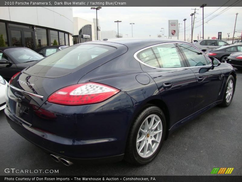 Dark Blue Metallic / Yachting Blue/Cream 2010 Porsche Panamera S