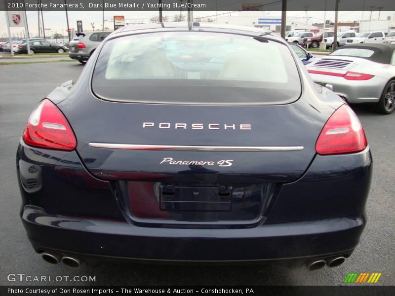 Dark Blue Metallic / Yachting Blue/Cream 2010 Porsche Panamera S