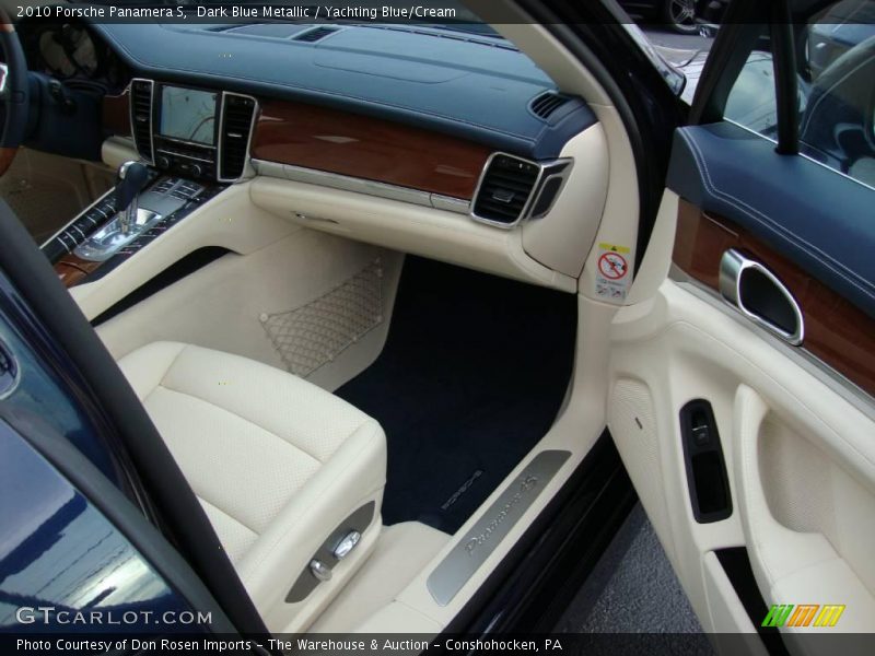 Dark Blue Metallic / Yachting Blue/Cream 2010 Porsche Panamera S