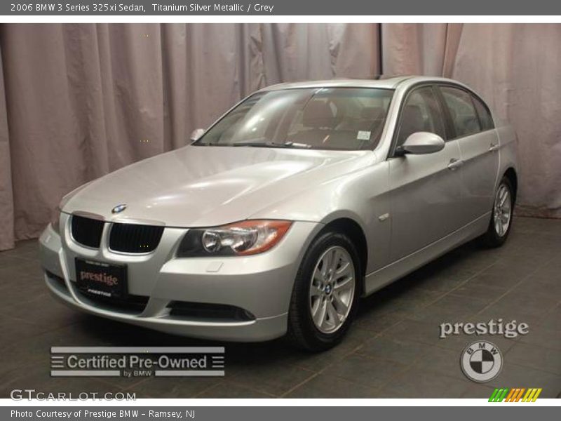 Titanium Silver Metallic / Grey 2006 BMW 3 Series 325xi Sedan