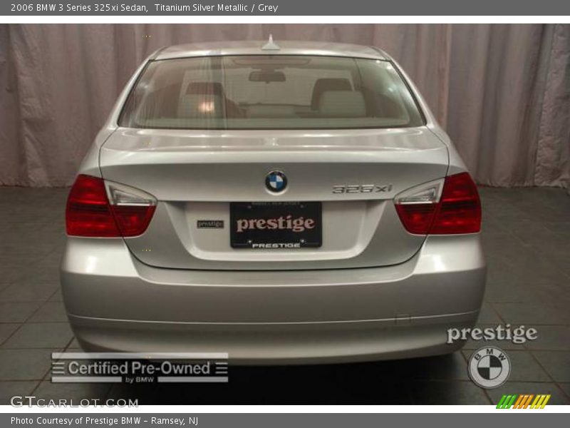 Titanium Silver Metallic / Grey 2006 BMW 3 Series 325xi Sedan