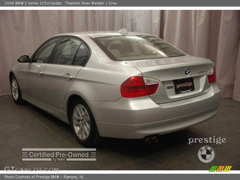 Titanium Silver Metallic / Grey 2006 BMW 3 Series 325xi Sedan