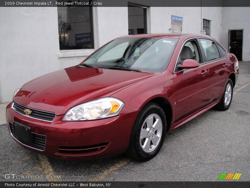 Red Jewel Tintcoat / Gray 2009 Chevrolet Impala LT