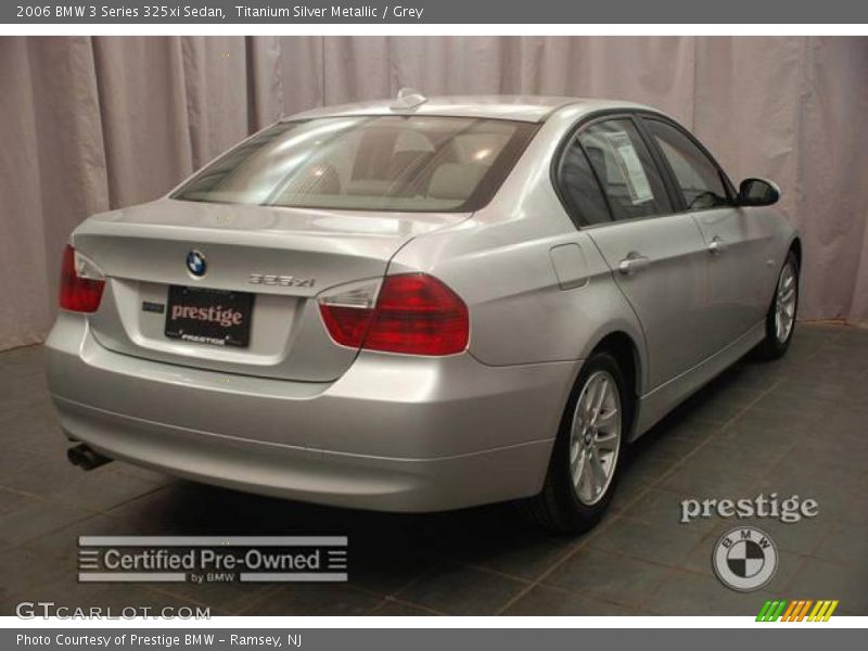 Titanium Silver Metallic / Grey 2006 BMW 3 Series 325xi Sedan