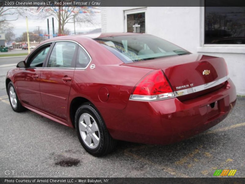 Red Jewel Tintcoat / Gray 2009 Chevrolet Impala LT