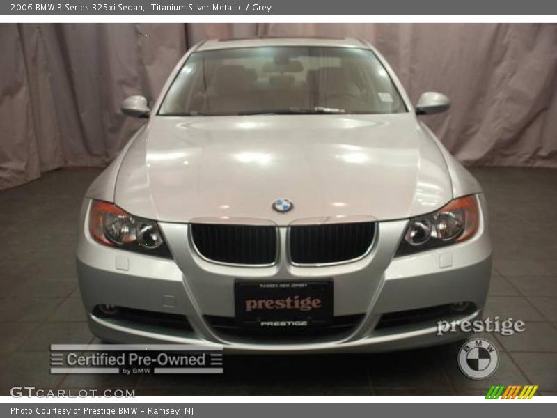 Titanium Silver Metallic / Grey 2006 BMW 3 Series 325xi Sedan