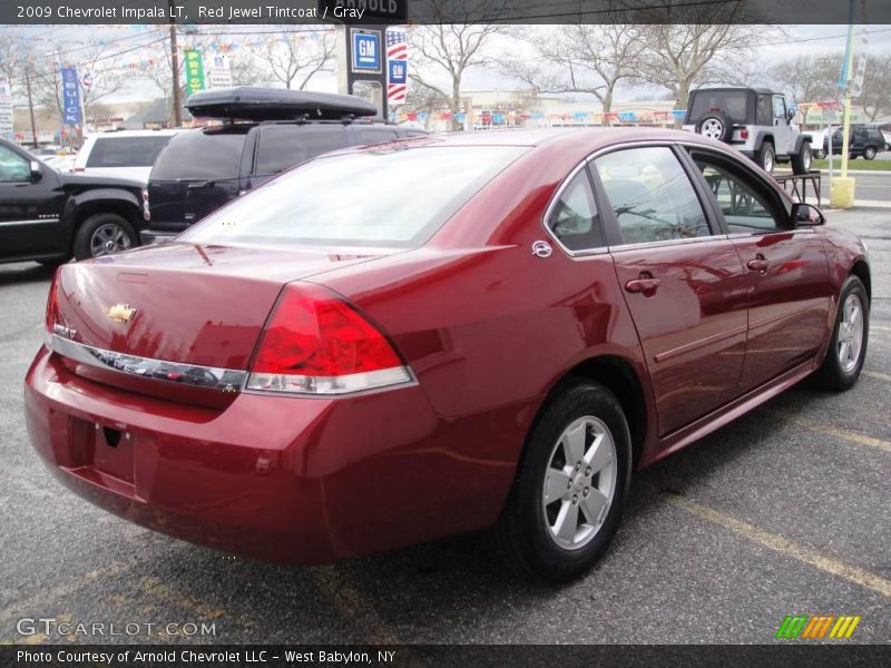 Red Jewel Tintcoat / Gray 2009 Chevrolet Impala LT