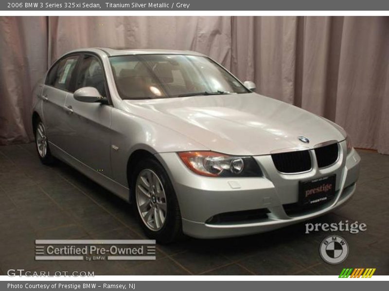 Titanium Silver Metallic / Grey 2006 BMW 3 Series 325xi Sedan