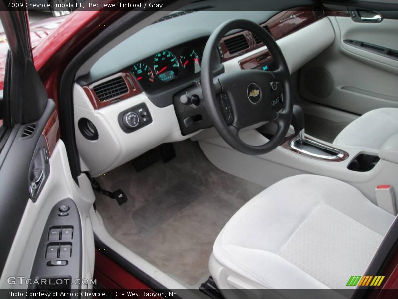 Red Jewel Tintcoat / Gray 2009 Chevrolet Impala LT