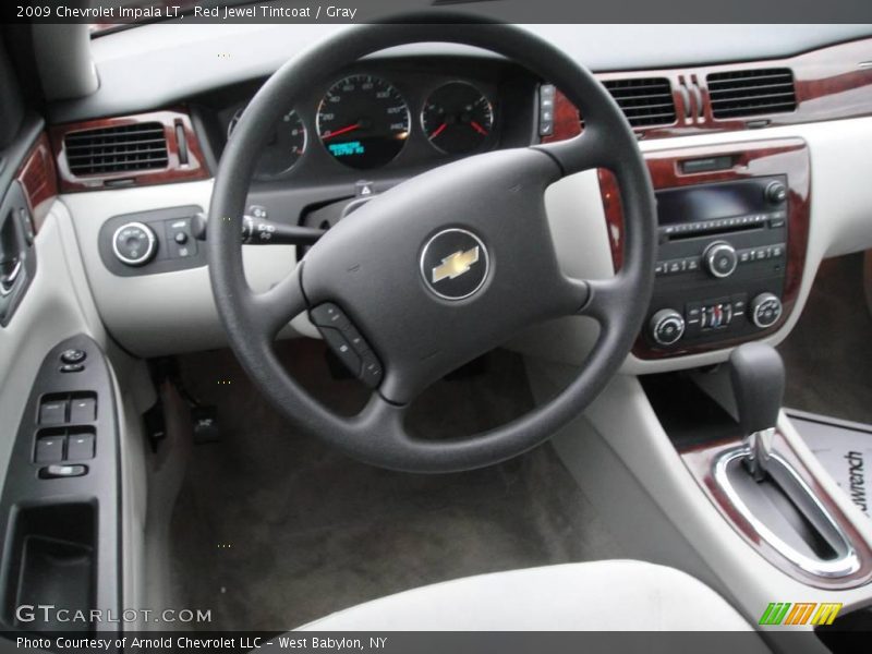 Red Jewel Tintcoat / Gray 2009 Chevrolet Impala LT