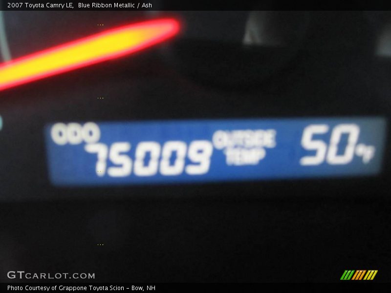 Blue Ribbon Metallic / Ash 2007 Toyota Camry LE