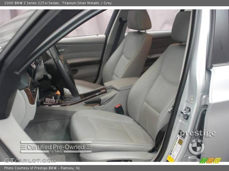 Titanium Silver Metallic / Grey 2006 BMW 3 Series 325xi Sedan