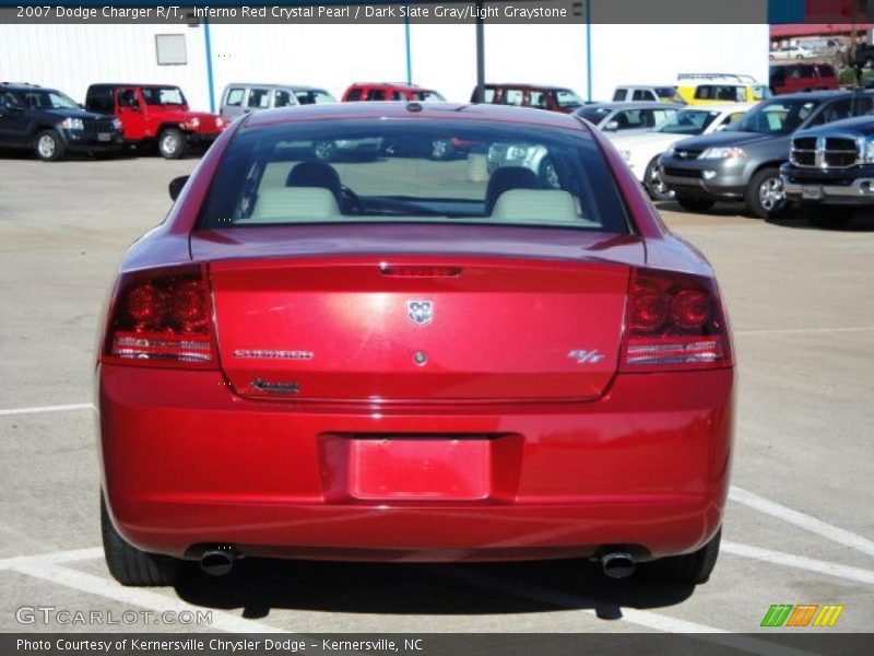 Inferno Red Crystal Pearl / Dark Slate Gray/Light Graystone 2007 Dodge Charger R/T