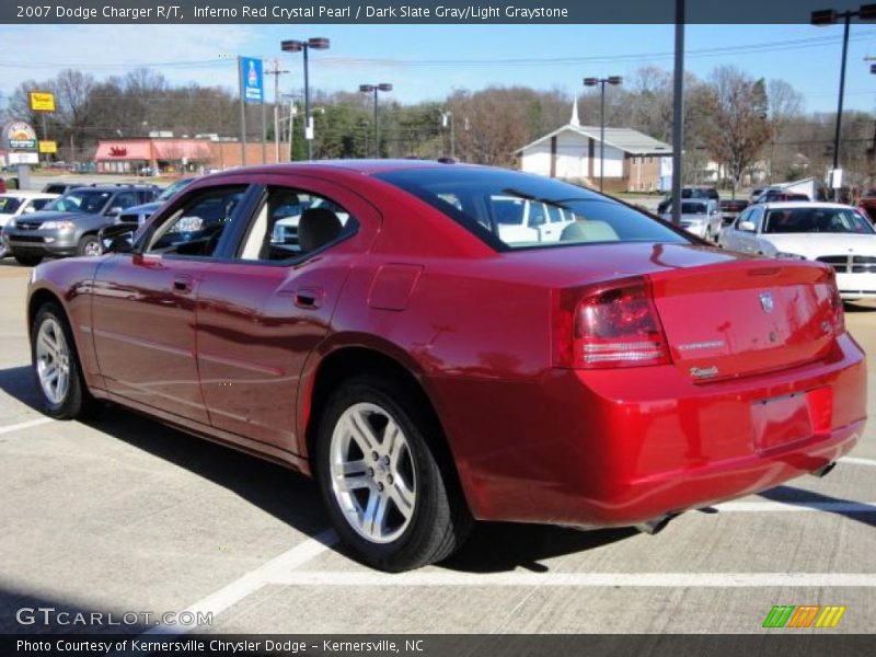 Inferno Red Crystal Pearl / Dark Slate Gray/Light Graystone 2007 Dodge Charger R/T