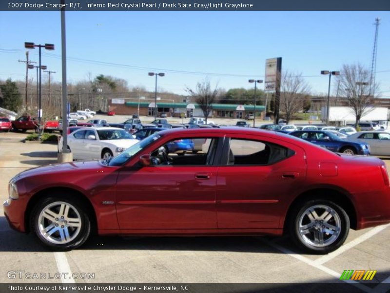 Inferno Red Crystal Pearl / Dark Slate Gray/Light Graystone 2007 Dodge Charger R/T