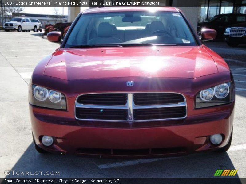 Inferno Red Crystal Pearl / Dark Slate Gray/Light Graystone 2007 Dodge Charger R/T