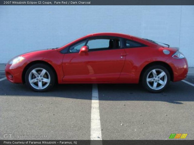 Pure Red / Dark Charcoal 2007 Mitsubishi Eclipse GS Coupe