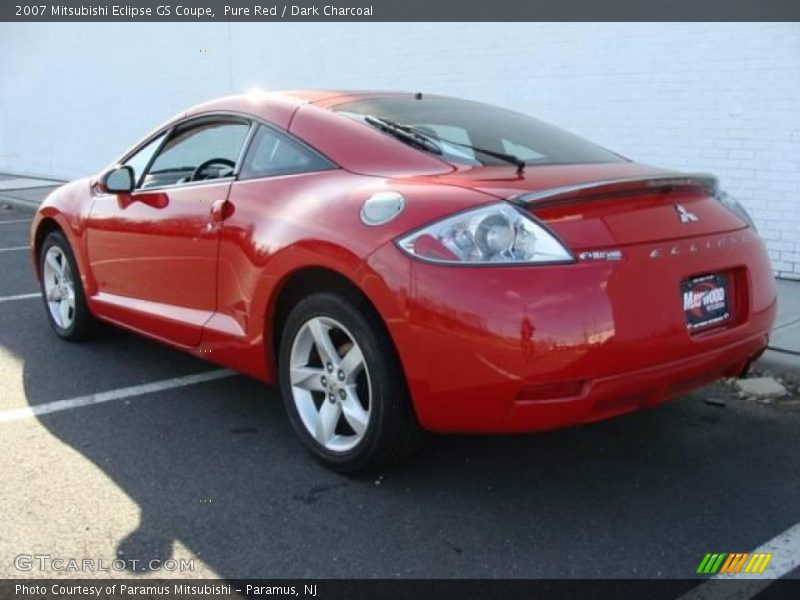 Pure Red / Dark Charcoal 2007 Mitsubishi Eclipse GS Coupe