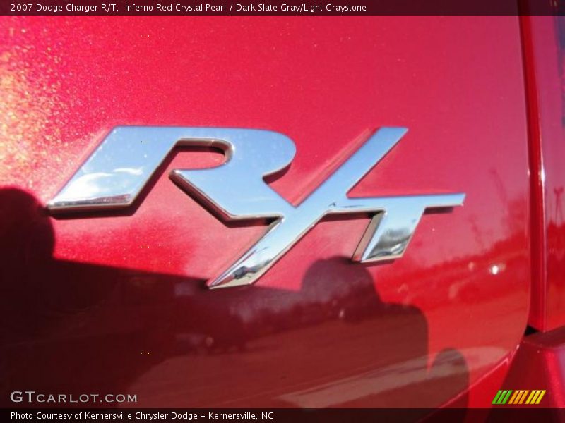 Inferno Red Crystal Pearl / Dark Slate Gray/Light Graystone 2007 Dodge Charger R/T