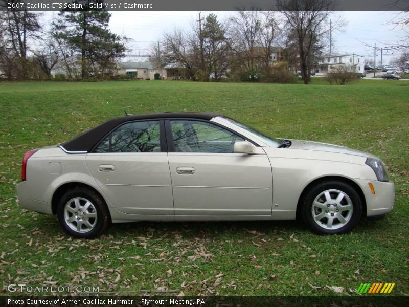 Gold Mist / Cashmere 2007 Cadillac CTS Sedan