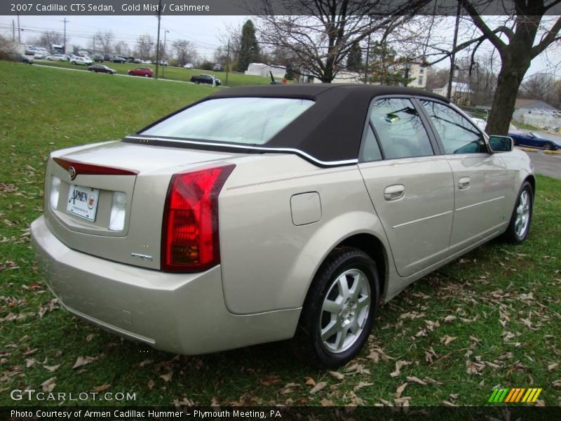 Gold Mist / Cashmere 2007 Cadillac CTS Sedan