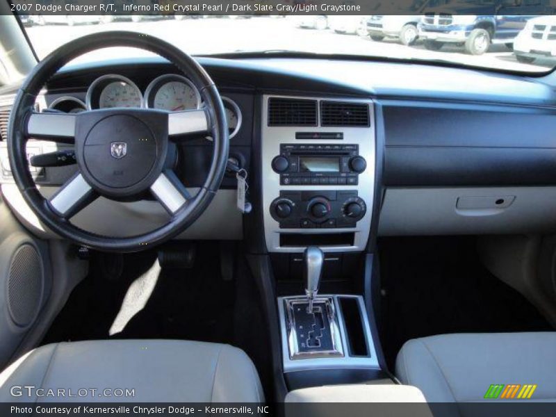Inferno Red Crystal Pearl / Dark Slate Gray/Light Graystone 2007 Dodge Charger R/T