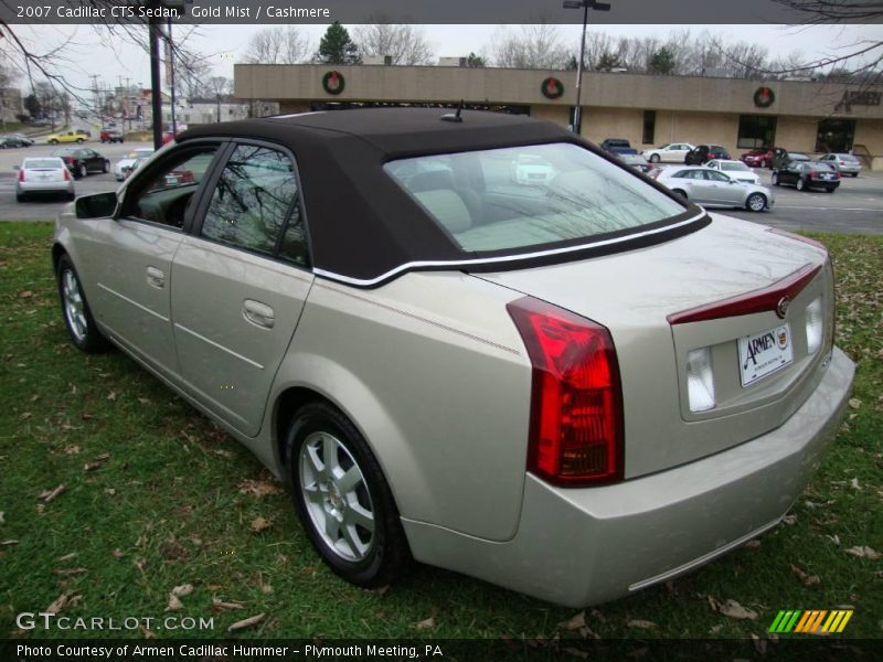 Gold Mist / Cashmere 2007 Cadillac CTS Sedan