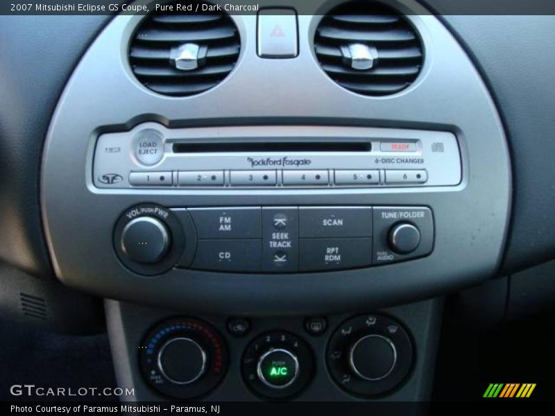 Pure Red / Dark Charcoal 2007 Mitsubishi Eclipse GS Coupe