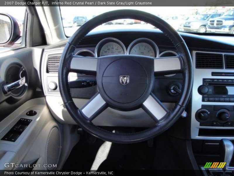 Inferno Red Crystal Pearl / Dark Slate Gray/Light Graystone 2007 Dodge Charger R/T