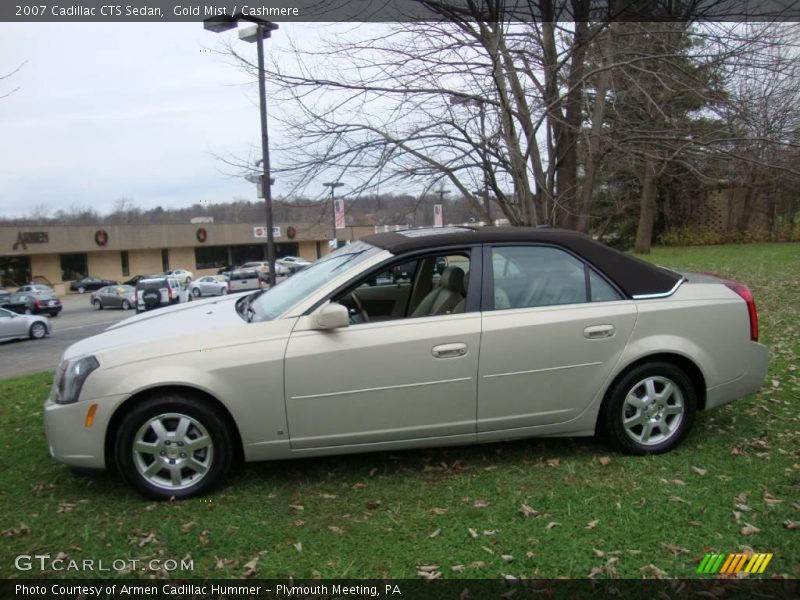 Gold Mist / Cashmere 2007 Cadillac CTS Sedan