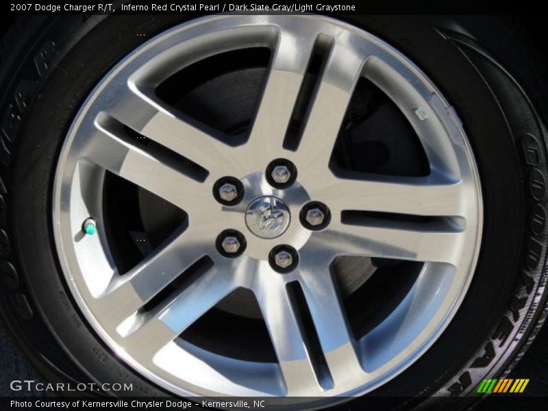 Inferno Red Crystal Pearl / Dark Slate Gray/Light Graystone 2007 Dodge Charger R/T