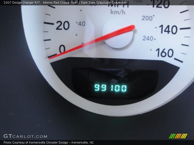 Inferno Red Crystal Pearl / Dark Slate Gray/Light Graystone 2007 Dodge Charger R/T