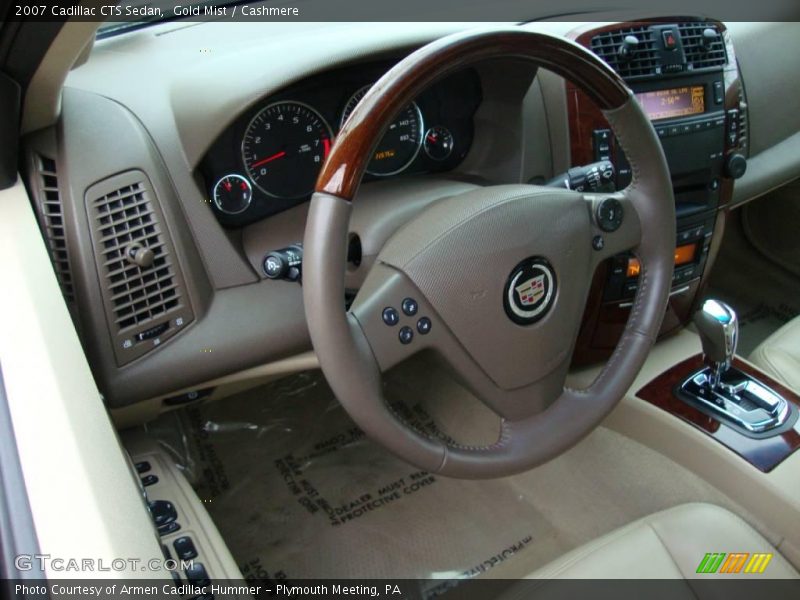 Gold Mist / Cashmere 2007 Cadillac CTS Sedan