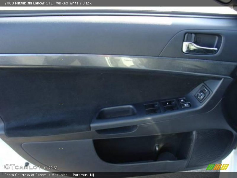 Wicked White / Black 2008 Mitsubishi Lancer GTS