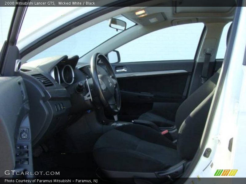 Wicked White / Black 2008 Mitsubishi Lancer GTS