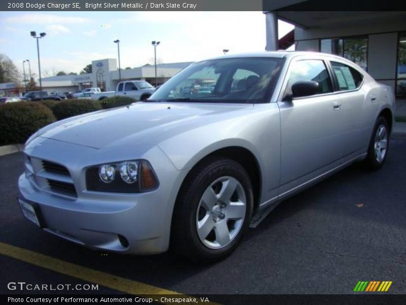 Bright Silver Metallic / Dark Slate Gray 2008 Dodge Charger SE