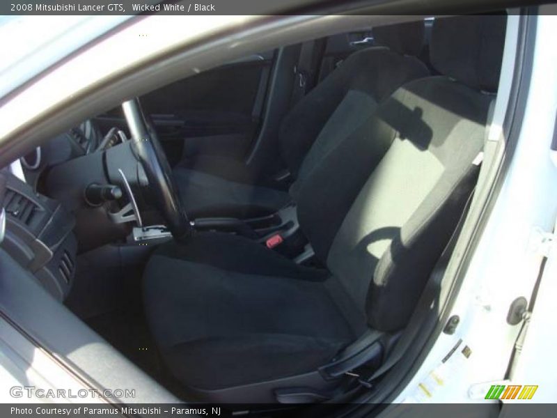 Wicked White / Black 2008 Mitsubishi Lancer GTS