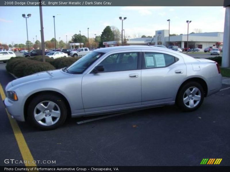 Bright Silver Metallic / Dark Slate Gray 2008 Dodge Charger SE