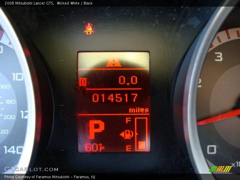 Wicked White / Black 2008 Mitsubishi Lancer GTS