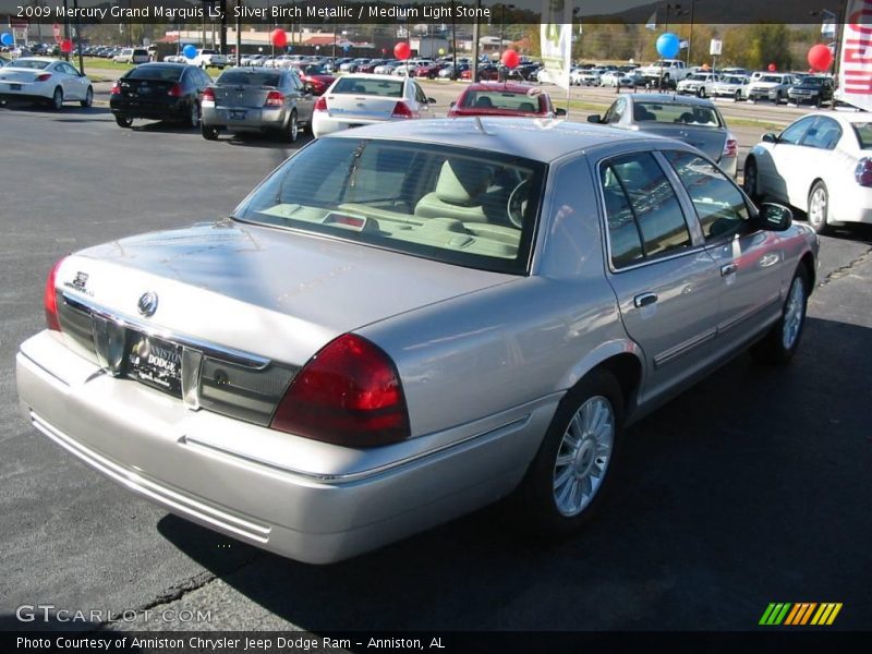 Silver Birch Metallic / Medium Light Stone 2009 Mercury Grand Marquis LS