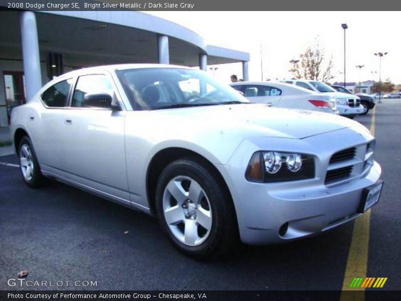 Bright Silver Metallic / Dark Slate Gray 2008 Dodge Charger SE