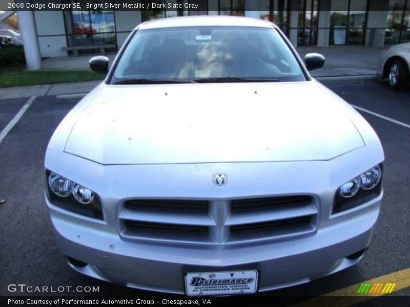 Bright Silver Metallic / Dark Slate Gray 2008 Dodge Charger SE