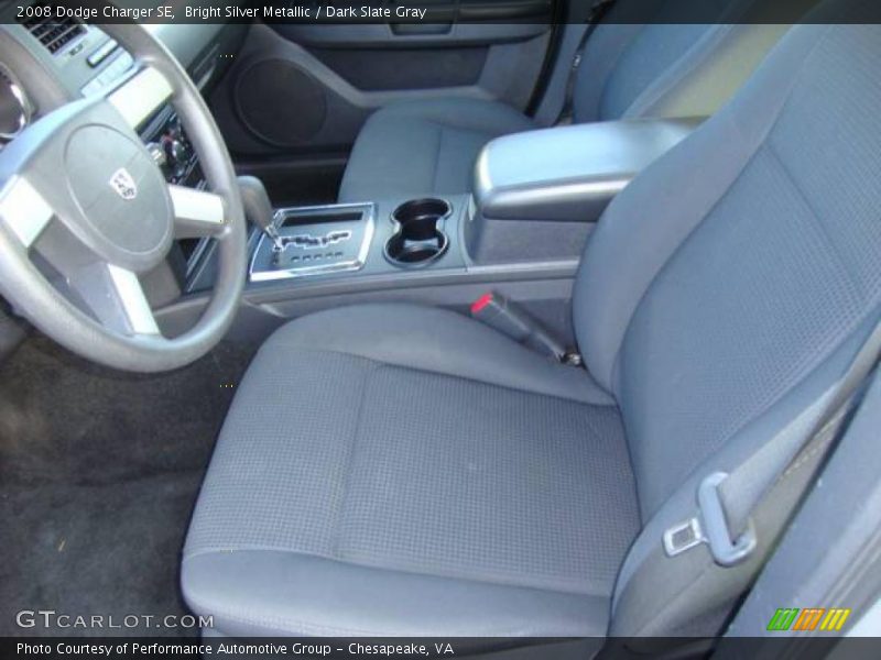 Bright Silver Metallic / Dark Slate Gray 2008 Dodge Charger SE